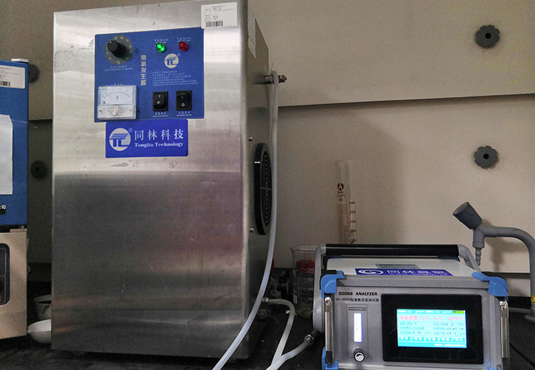 北京交通大學(xué)臭氧高級(jí)氧化現(xiàn)場(chǎng)
